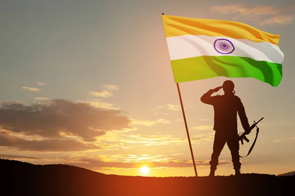 patriotism-indian-flag-soldier-silhouette