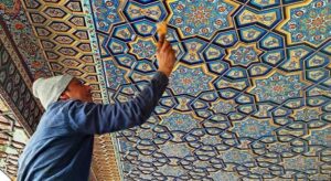 Khatamband – the traditional Kashmiri wooden ceiling art