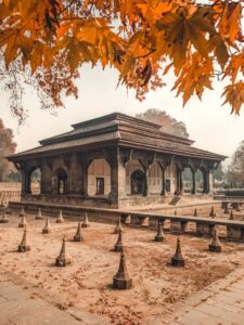 mughal-pavilion-autumn-chinar-leaves-kashmir